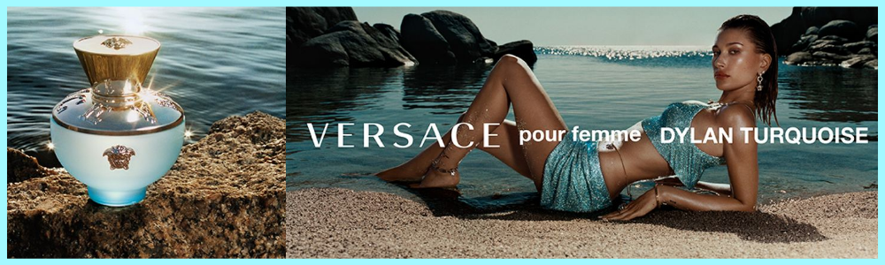 İlhamını Hailey Bieber'dan Alan Genç, Rahat ve Işıltılı Bir Parfüm: VERSACE DYLAN TURQUOISE EDT